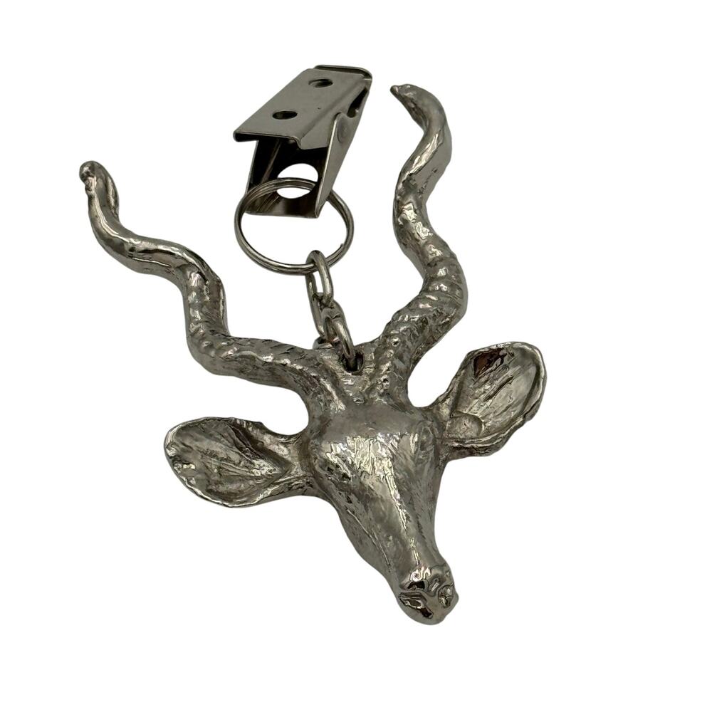 Antelope Hat Clip Skull Antlers with Clip 3"